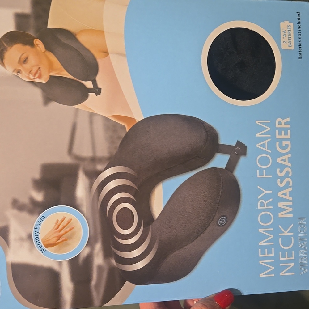 Health Touch Memory Foam Neck Massager NIB